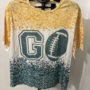 Green Bay Packer colored T-Shirt Men's XL New
